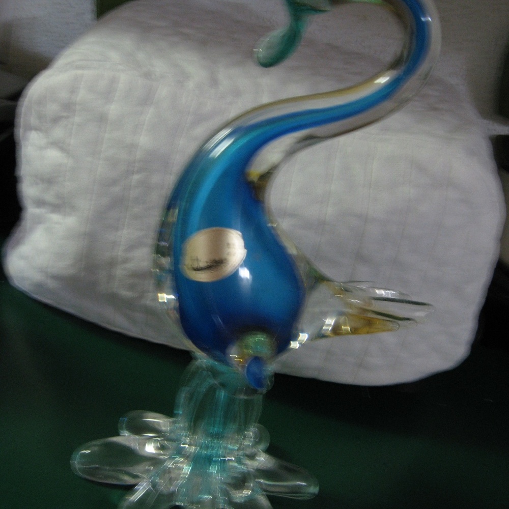 Vintage Glass Bird